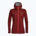 Salewa moteriška striukė nuo lietaus Puez Aqua 3 PTX bordo spalvos 00-0000024546 3