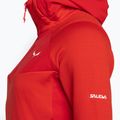 Salewa moteriškas džemperis Agner Polarlite su gobtuvu raudonas 00-0000028558 4