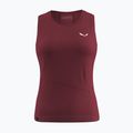 Moteriškas žygio tank topas Salewa Puez Sporty Dry Tank syrah