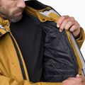 Vyriška lietaus striukė Salewa Fanes 3L Ptx Hemp 2/1 Parka golden brown int.7020 7