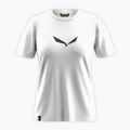 Moteriški marškinėliai Salewa Solid Dry white new logo