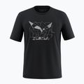 Vyriški marškinėliai Salewa Eagle Geometric black out