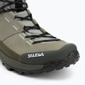 Vyriški žygio batai Salewa Puez Leather Mid Ptx shadow / dark olive 7