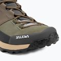 Vyriški žygio batai Salewa Puez Leather Mid Ptx bungee cord / onyx 7
