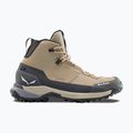 Moteriški žygio batai Salewa Puez Leather Mid Ptx quicksand / onyx 9
