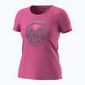 Moteriški marškinėliai DYNAFIT Graphic Co magenta/horizon 4