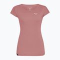 Moteriški marškinėliai Salewa Puez Melange Dry desert pink melange