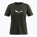 Moteriški marškinėliai Salewa Solid Dry dark olive