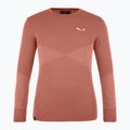 Vaikiški termoaktyvūs marškinėliai Salewa Zebru Med Warm AMR etruscan red