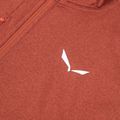 Moteriškas žygio džemperis Salewa Agner Hybrid PL/DST FZ Hoody etruscan red melange 3