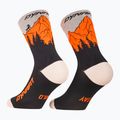 Kojinės DYNAFIT Traverse Crew black out ultra orange/4220 7
