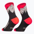 Kojinės DYNAFIT Traverse Crew black out ultra coral/6a10