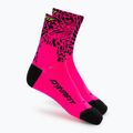 Kojinės DYNAFIT Run Wild Mid pink glo/0910