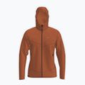 Vyriškas žygio džemperis Salewa Puez Rocca Polarlite Hood Bombay Brown