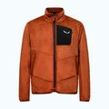 Vyriškas žygio džemperis Salewa Puez Warm Full Zip bombay brown