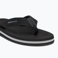 Vyriškos šlepetės per pirštą GANT Brodale black 7