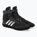 adidas Combat Speed.5 vyrų imtynių bateliai juodi BA8007 4