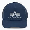 Vyriška kepuraitė su snapeliu Alpha Industries Basic Trucker rep.blue 2
