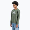 Vyriškas džemperis Alpha Industries Basic dark olive 4