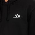 Vyriškas džemperis Alpha Industries Basic Small Logo Hoodie black 6