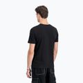 Vyriški marškinėliai Alpha Industries Basic Small Logo black/neon orange 3