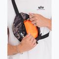 Rankinė ant juosmens Alpha Industries Rubber Print Waistbag black camo 3