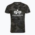 Vyriški polo marškinėliai Alpha Industries Basic Camo black camo