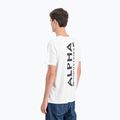 Vyriški marškinėliai Alpha Industries Backprint white 5