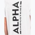Vyriški marškinėliai Alpha Industries Backprint white 7