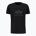 Vyriški marškinėliai Alpha Industries Basic Rainbow Reflective black 3