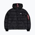Vyriška striukė Alpha Industries Hooded Puffer Faux Down black 8