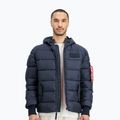 Vyriška striukė Alpha Industries Hooded Puffer Faux Down rep.blue