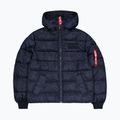Vyriška striukė Alpha Industries Hooded Puffer Faux Down rep.blue 5