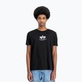 Vyriški marškinėliai Alpha Industries Basic Mid Logo black