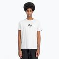 Vyriški marškinėliai Alpha Industries Basic Mid Logo white