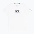 Vyriški marškinėliai Alpha Industries Basic Mid Logo white 7