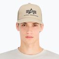Vyriška kepuraitė su snapeliu Alpha Industries Basic Trucker sand 3