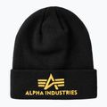 Kepurė Alpha Industries 3D black/yellow gold