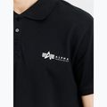Alpha Industries Basic Polo Small Logo marškinėliai juodi 5