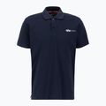 Alpha Industries Basic Basic Polo Small Logo marškinėliai su logotipu, mėlynos spalvos 2