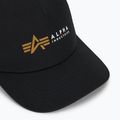 Vyriška kepuraitė su snapeliu Alpha Industries Label Trucker black 3