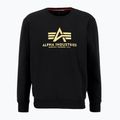 Vyriškas džemperis Alpha Industries Basic Carbon black/gold 3