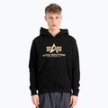 Vyriškas džemperis Alpha Industries Basic Carbon Hoody black/gold