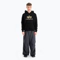 Vyriškas džemperis Alpha Industries Basic Carbon Hoody black/gold 2