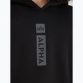 Vyriškas džemperis Alpha Industries Puff Print Hoodie black 5