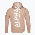 Vyriškas džemperis Alpha Industries Back Print Zip dusty coral 2