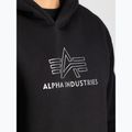 Vyriškas džemperis Alpha Industries Basic Hoodie TPU black/chrome 5