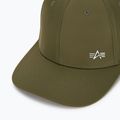 Vyriška kepuraitė su snapeliu Alpha Industries Metal Label dark olive 3