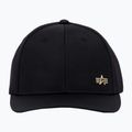 Vyriška kepuraitė su snapeliu Alpha Industries Metal Label black/shiny gold