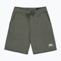 Vyriški šortai Alpha Industries Basic Small Logo II dark olive 8